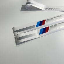 2x adesivi in ​​vinile BMW M2 G87 M Performance Silver Stripes 2023
 2