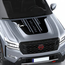 Adesivo in Vinile con Stile Tecnologico Brandizzato per Cofano Nissan Frontier_2
