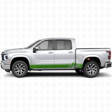 Strisce Viniliche Stratificate per Porte e Minigonne Layered Peaks per Chevrolet Silverado 1500 Nuova Generazione 2027_6