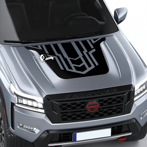 Adesivo grafico con logo in vinile per cofano Nissan Frontier S SV Pro-4x
