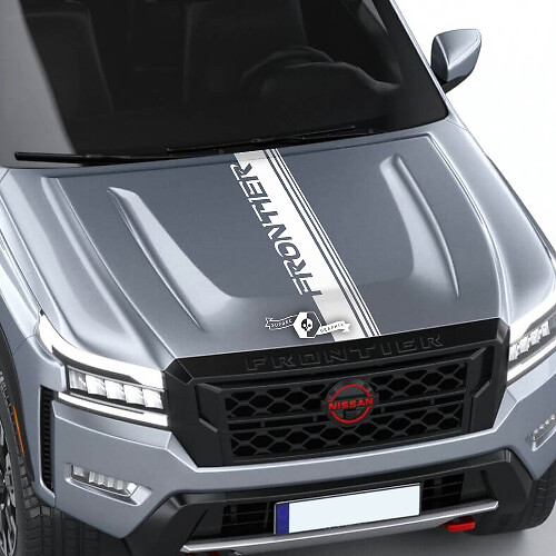 Adesivo per decalcomanie grafiche con logo in vinile a strisce per cofano Nissan Frontier S SV Pro-4x
