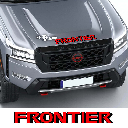 Adesivo in Vinile con Lettere Cofano FRONTIER per Nissan Frontier