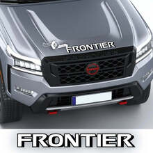 Adesivo in Vinile con Lettere Cofano FRONTIER per Nissan Frontier_2