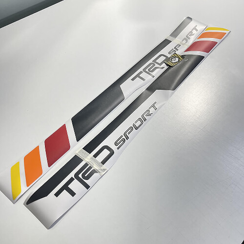 TRD Vintage Sport Side adesivi in ​​vinile decalcomania adatta per Tacoma 2013-2024 o Tundra 2016-2024
