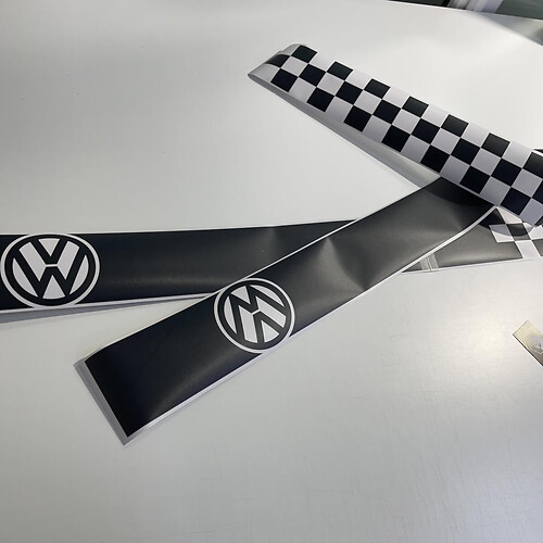Kit strisce adesivo decalcomania per Volkswagen Golf Mk4 Mk5 Mk6 Mk7 Mk8 Gti R32
