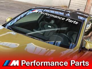 Adesivo per decalcomanie per finestrini con banner per parabrezza BMW M Performance Parts
 1