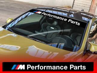 Striscione per parabrezza BMW M Performance Parts con adesivo adesivo per finestra di sfondo
 1