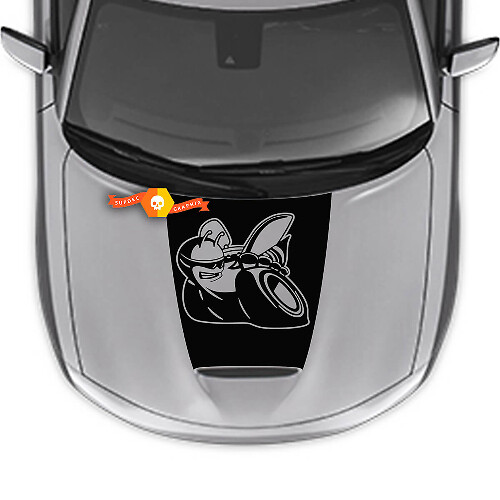 Adesivo in Vinile Stile Cofano Scat Pack per Dodge Charger 2015-2024