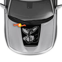 Adesivo in Vinile Stile Cofano Scat Pack per Dodge Charger 2015-2024_2