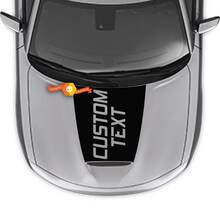 Decalcomania adesiva per cofano con testo personalizzato per Dodge Charger 2015-2024
 3