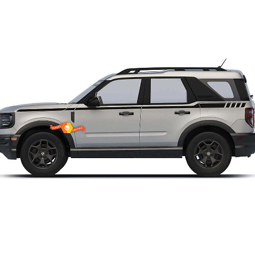 Adesivi Strisce Laterali 3 per Ford Bronco Sport First Edition
