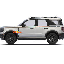 Ford Bronco Sport prima edizione adesivi decalcomanie a strisce laterali
 3