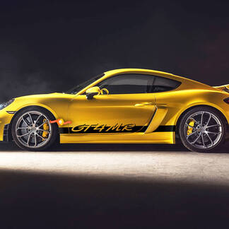 Adesivo decalcomania strisce laterali Porsche 718 Cayman GT4 MR
