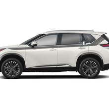 Coppia Nissan Rogue Side Up Door Dual Stripes Adesivo Decalcomania Vinile Grafica
 2
