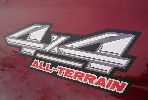 Adesivo in Vinile Universale All-Terrain 4x4