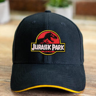 Logo ricamato sul cappello da camionista Jurassic Park
