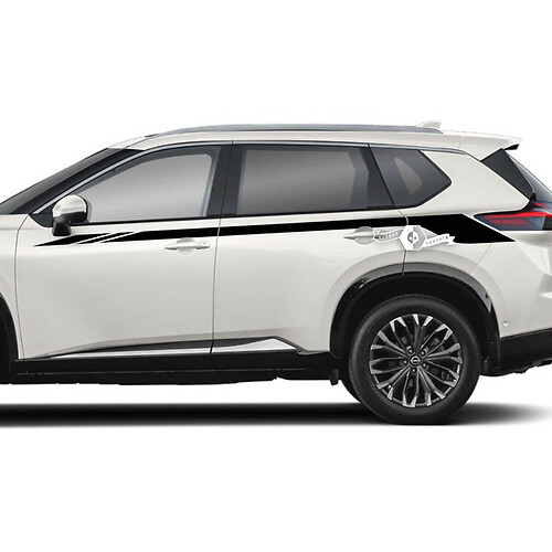 Strisce Accentate Adesivo Vinile Laterale per Nissan Rogue