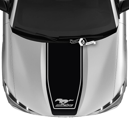 Cofano Ford Mustang MACH-E MACH E Logo Trim Decal adesivi in ​​vinile
