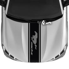 Cofano Ford Mustang MACH-E MACH E Stripe Logo Outline Lines Decal adesivi in ​​vinile
 3