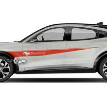 Adesivo Vinile Laterale con Logo Racing Line per Musclecar Mach-E_2