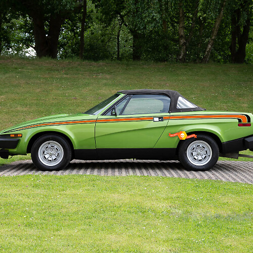 Kit Adesivi in Vinile a Strisce Laterali Stile Retrò per Triumph TR7