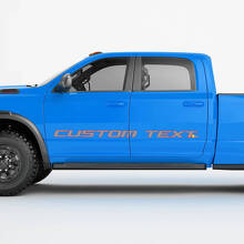 Kit di Adesivi in Vinile con Lettere Personalizzate per Porta Laterale per Dodge Ram Power Wagon_2