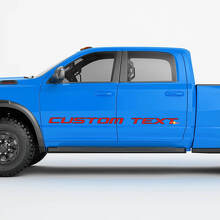 Kit di Adesivi in Vinile con Lettere Personalizzate per Porta Laterale per Dodge Ram Power Wagon_3