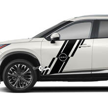 Coppia Nissan Rogue porta laterale parafango posteriore adesivo decalcomania grafica in vinile
 3