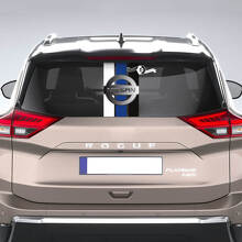 Adesivo per lunotto posteriore per Nissan Rogue Adesivo in vinile con strisce grafiche a tre colori
 2