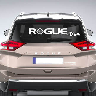 Grafica dell'autoadesivo della decalcomania del vinile del lunotto posteriore del logo Nissan Rogue
