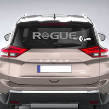 Grafica dell'autoadesivo della decalcomania del vinile del lunotto posteriore del logo Nissan Rogue
 2