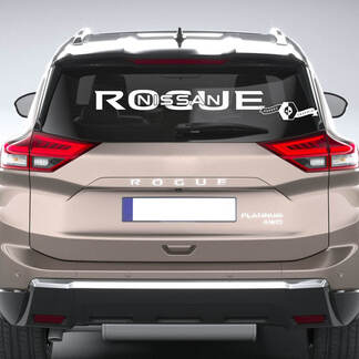Grafica dell'autoadesivo della decalcomania del vinile della finestra del logo Nissan Rogue
