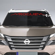 Grafica dell'autoadesivo della decalcomania del vinile della finestra del parabrezza di Nissan Rogue Mountains
 3