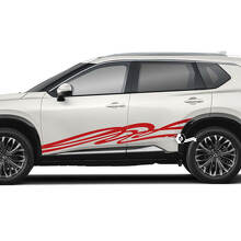Grafica adesiva in vinile per porte laterali Nissan Rogue Spirit
 3