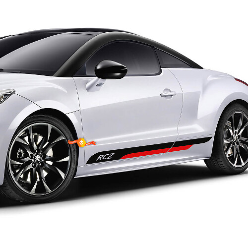 Adesivi in vinile per strisce laterali Peugeot RCZ
