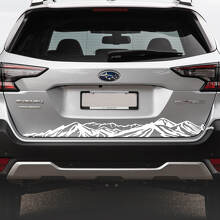 Adesivo in Vinile per Portellone Posteriore Mountain Range per Subaru Outback_2