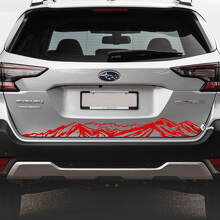 Adesivo in Vinile per Portellone Posteriore Mountain Range per Subaru Outback_3