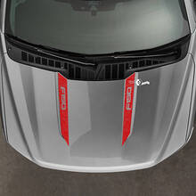 Ford F-150 2021-2024 Ampio cofano lancia strisce topografiche mappa design adesivi in ​​vinile decalcomanie
 2