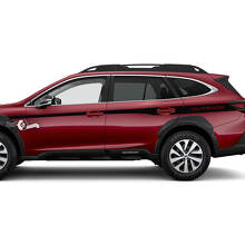 Suba Outback Side Accent Doors Adesivo in vinile Decalcomania grafica Suba
 2