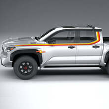 Kit adesivi in vinile strisce laterali vintage per Toyota Tacoma 2024_2
