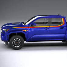Kit adesivi in vinile strisce laterali vintage per Toyota Tacoma 2024_4