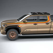 Kit adesivi in vinile strisce laterali vintage per Toyota Tacoma 2024_5
