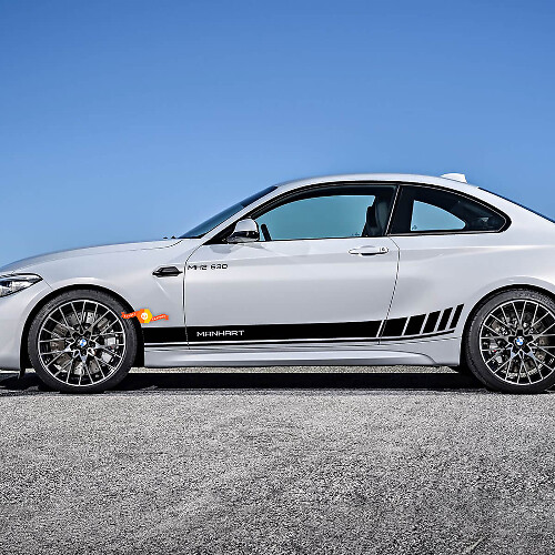 Adesivo in vinile con decalcomania per parabrezza BMW M2 F87 M2 per tutto il corpo, con strisce sul tetto e sul bagagliaio
