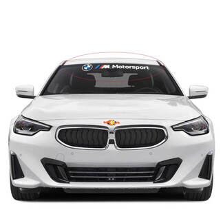 Adesivo in vinile con decalcomania per parabrezza BMW M Motorsport
