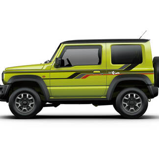 Grafica adesiva decalcomania per porte Suzuki JIMNY Wings Side Stripes
