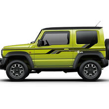 Grafica adesiva decalcomania per porte Suzuki JIMNY Wings Side Stripes
 3