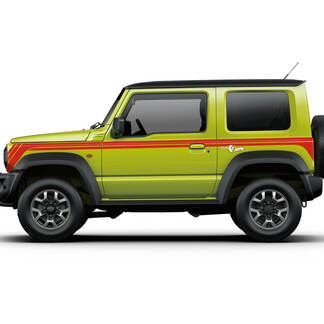 Grafica adesiva decalcomania Suzuki JIMNY Stripes Doors
