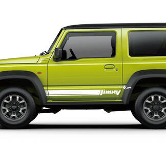 Grafica adesiva decalcomania strisce laterali pannello bilanciere Suzuki JIMNY 2
 1