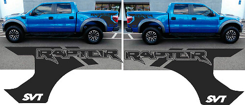 Adesivi in Vinile per Paraurti Posteriore Stile Raptor per Musclecar F-150