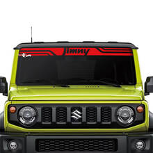 Grafica adesiva decalcomania ali per parabrezza Suzuki JIMNY
 2